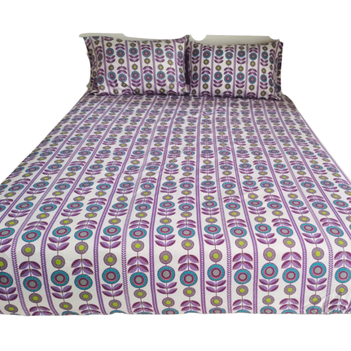 Semijuego de sabanas queen (incluye ajustable y 2 funda de almohada) River Home (Diseño Variable y Surtido) * Und