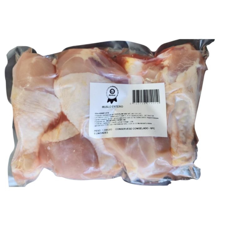 Muslo entero Almin x 1000 gr x 5 und