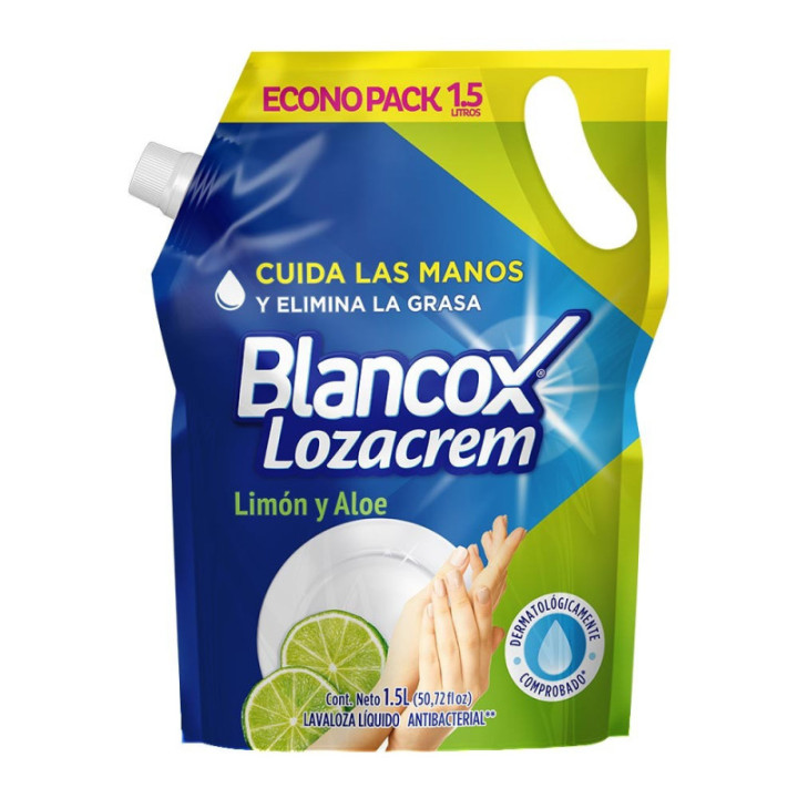 LAVALOZA LOZACREM LIQUIDO LIMON 1.5L X 2