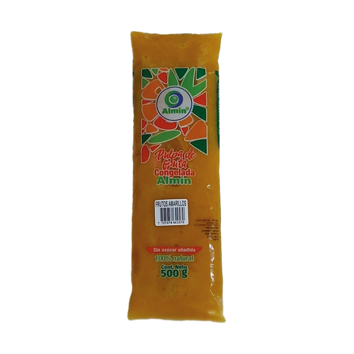 Pulpa tubular de frutos amarillos Almin 500 gr