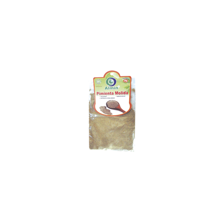 Pimienta molida Saborzano 20 gr Paca * 18 und