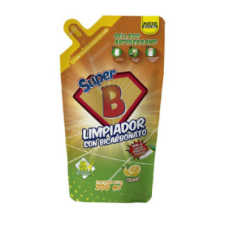 Limpiapisos bicarbonato Super B x 500 ml Caja* 18 und