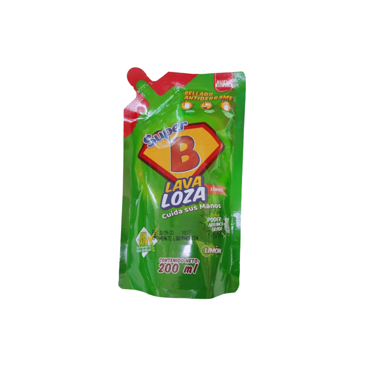 Lavaloza liquido Super B x 500 ml Caja * 18 und
